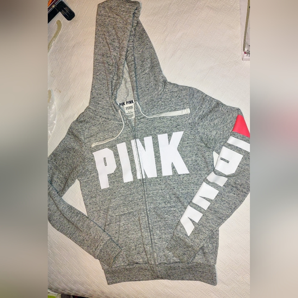 Women's PINK zip up hoodie NWOT